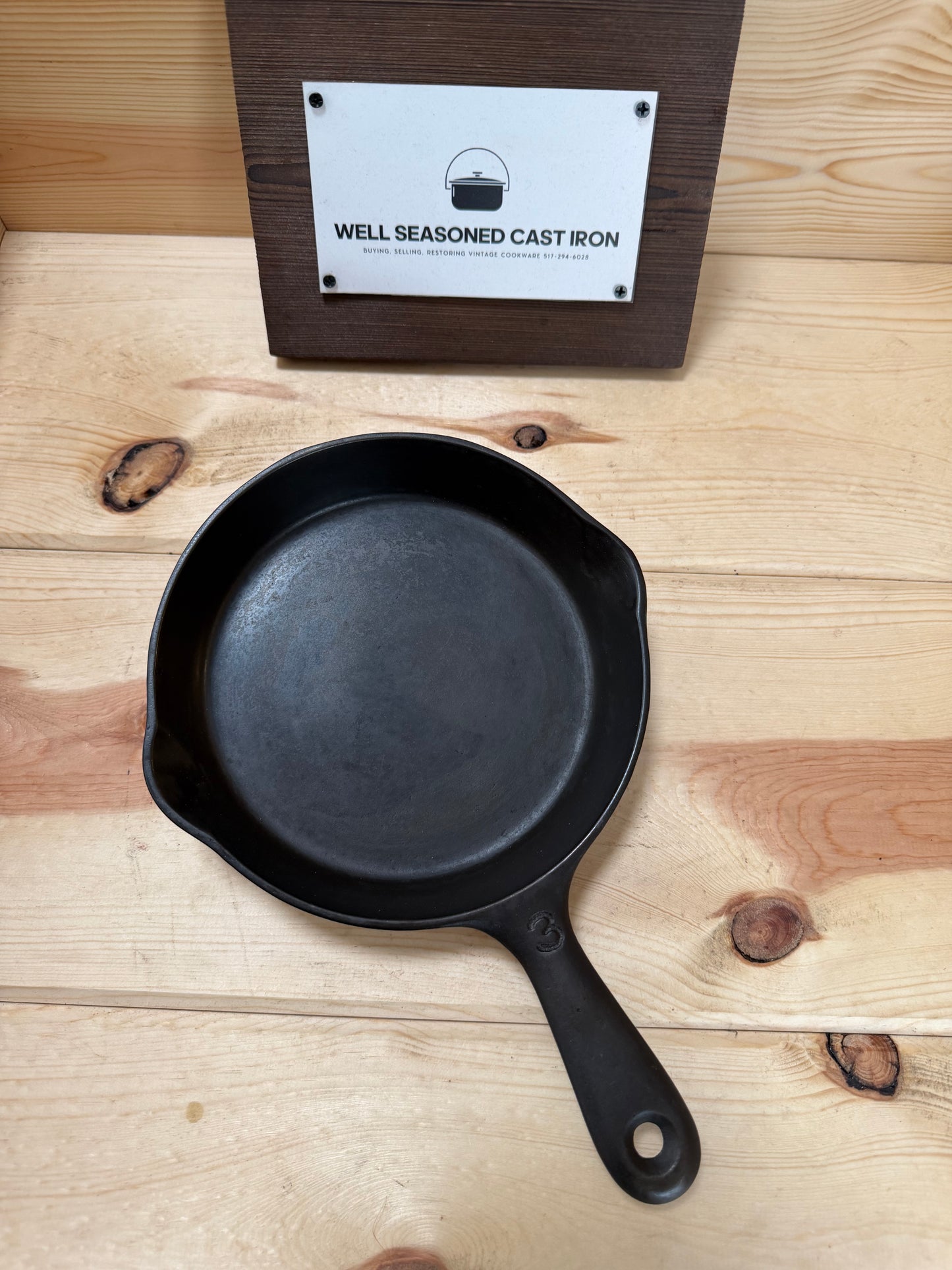 Wagner Ware " Long Life Skillet" #3- INV002