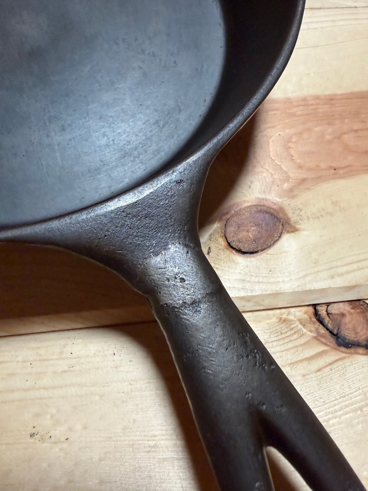 Wapak Straight Logo #7 with repaired handle