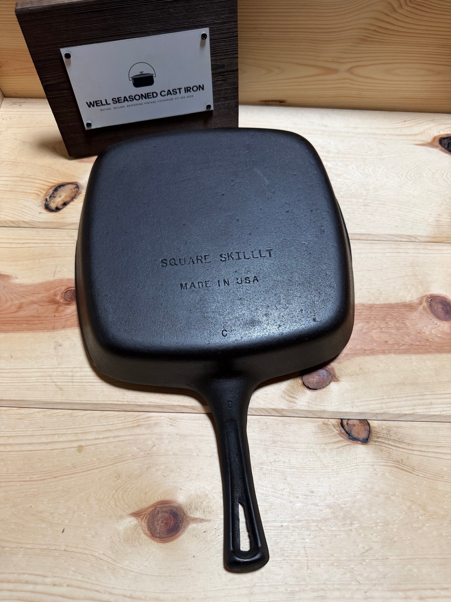 Unmarked Wagner Square Skillet
