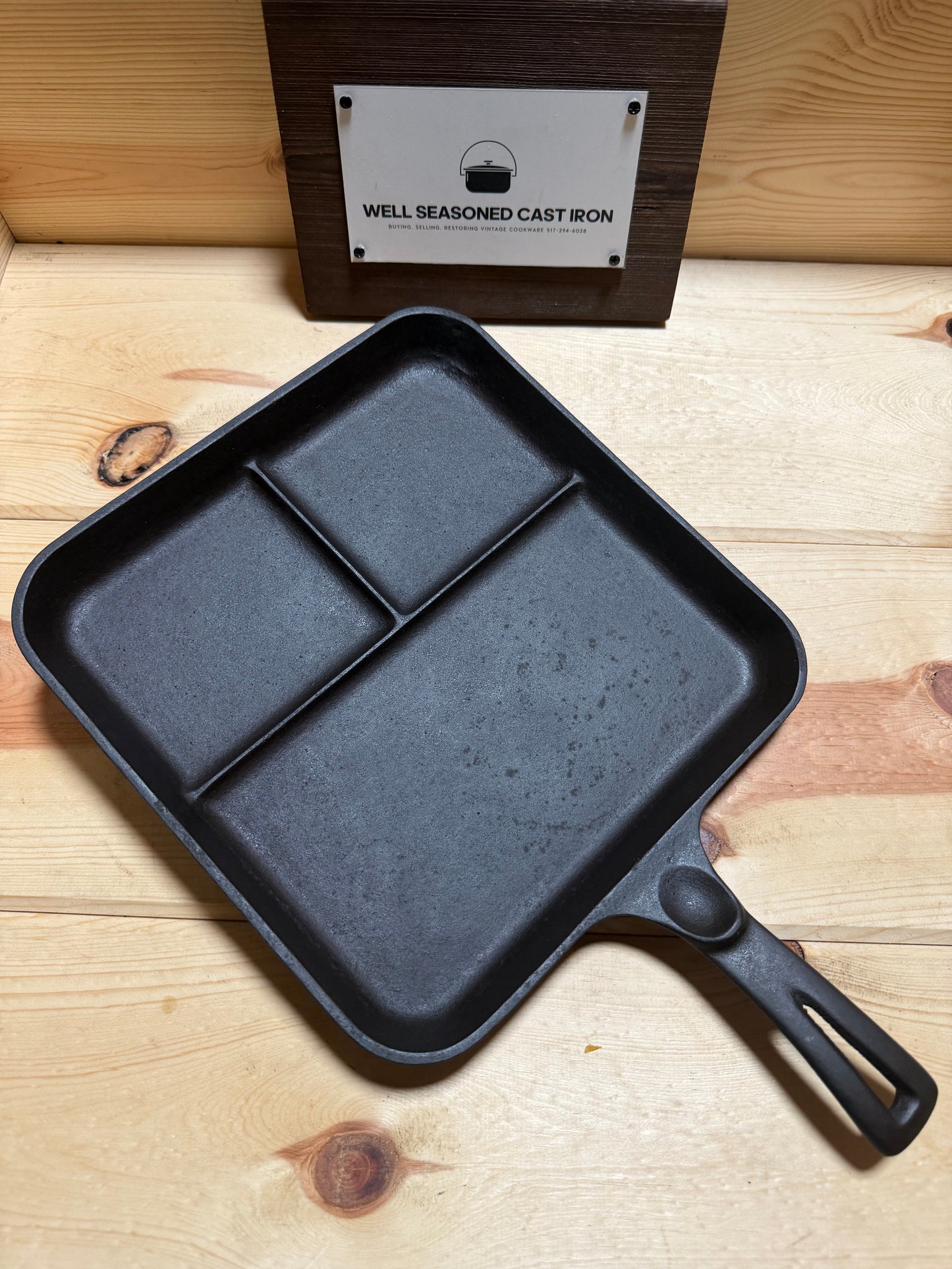 Wagner Ware Sidney -O- Breakfast Skillet #1101 w/ Chef Handle