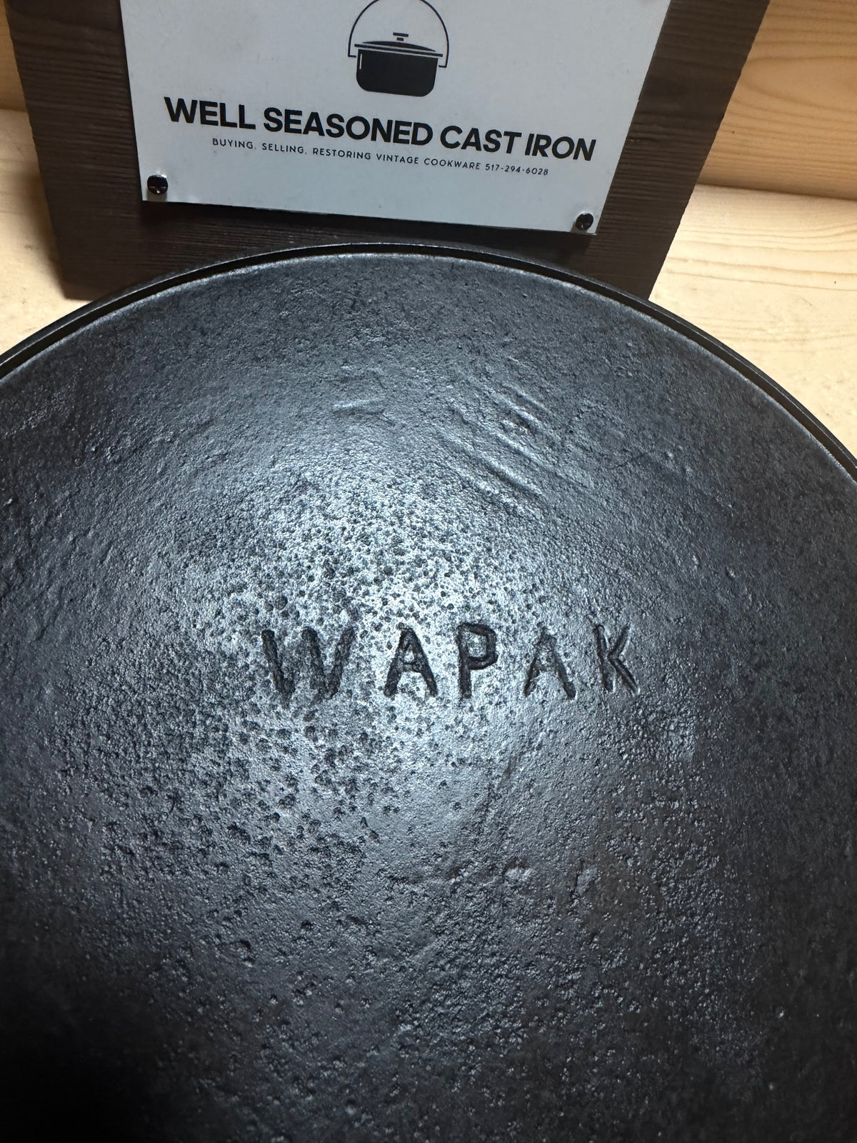 Wapak #10 Straight logo w/ ERIE ghost mark