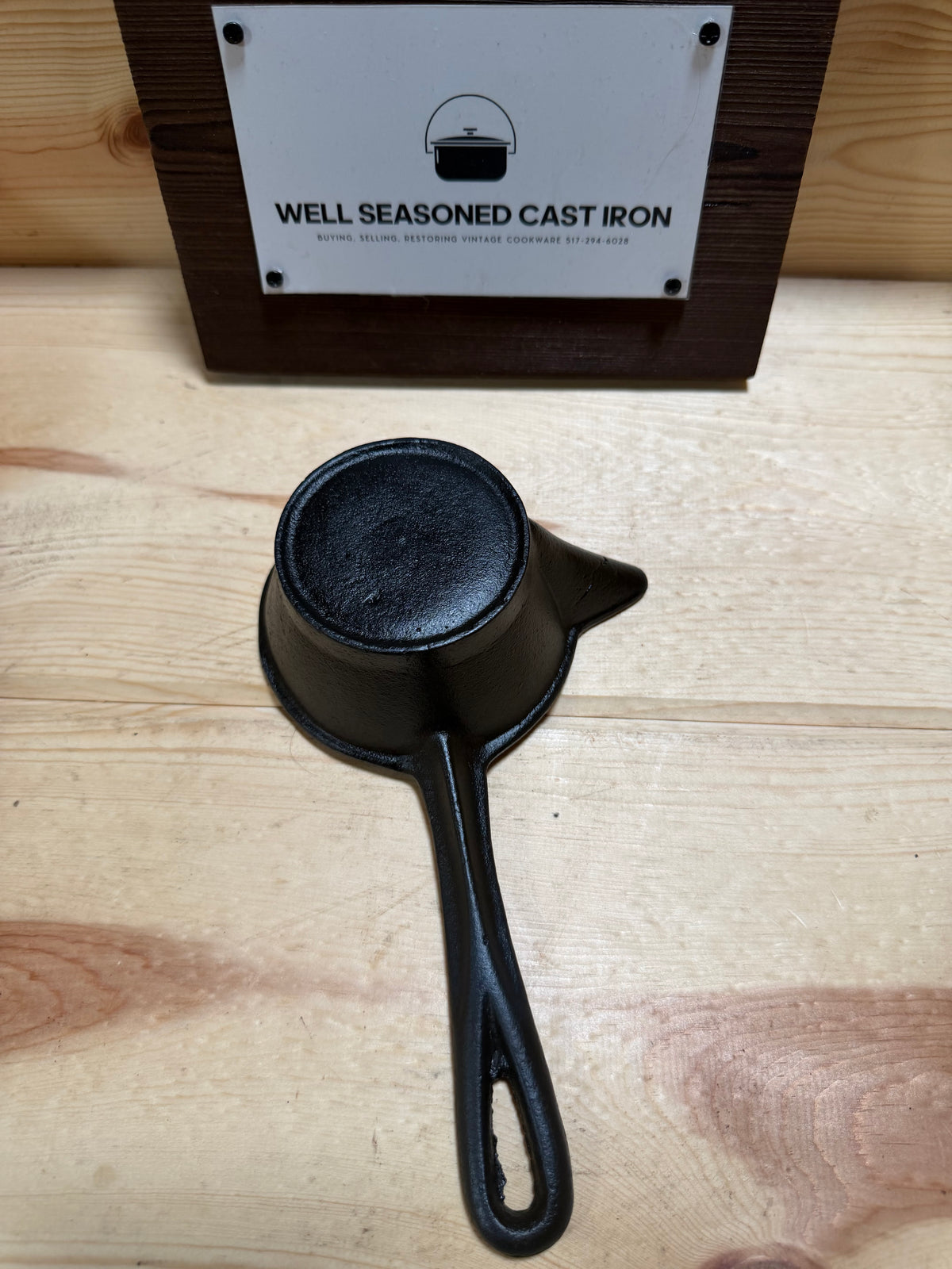 Vintage Cast Iron Wax/Sauce Ladle