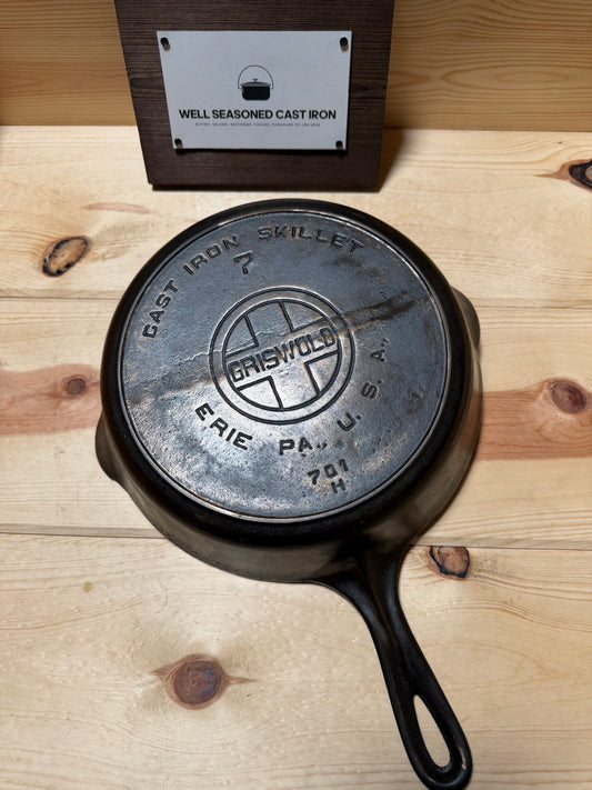 Griswold Large Block Logo with heat ring #7 INV026