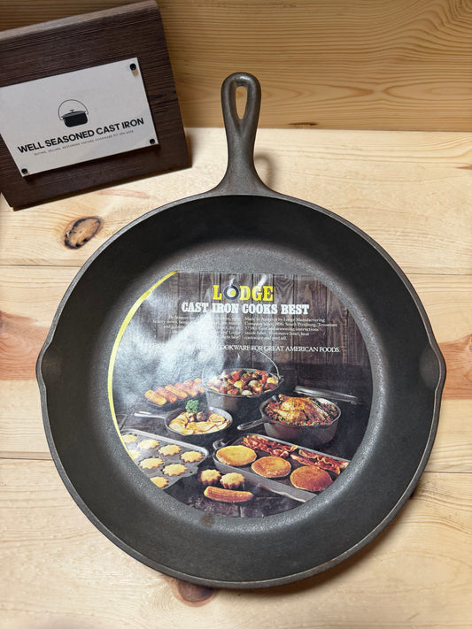 NOS! Lodge 3 Notch SK #8 Skillet