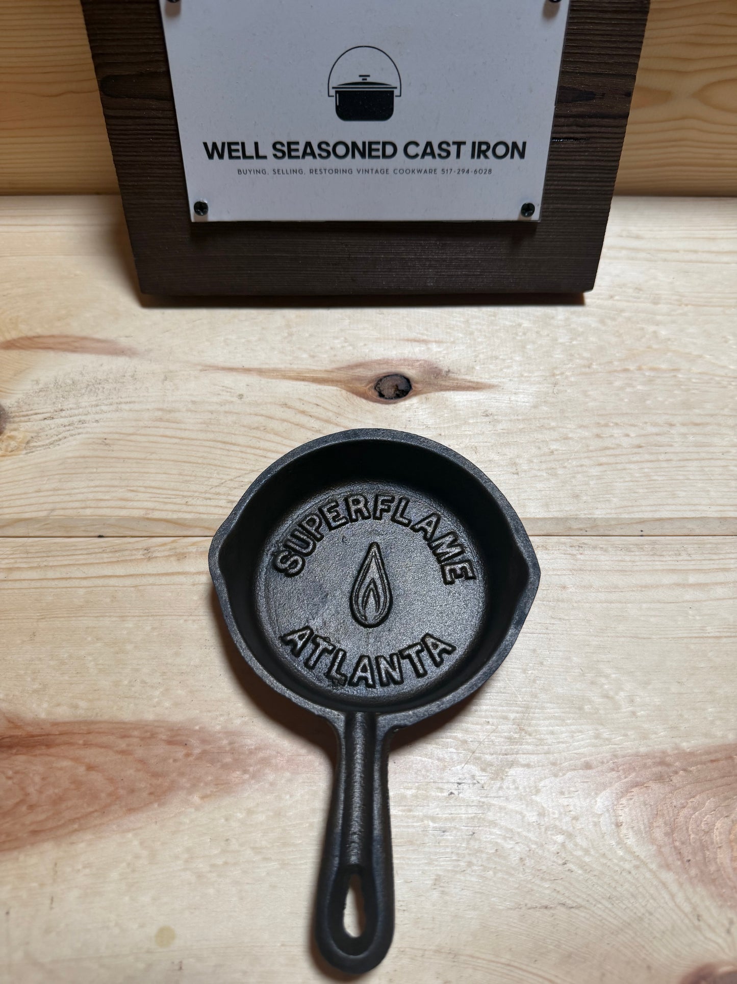 Superflame Atlanta  Advertising skillet