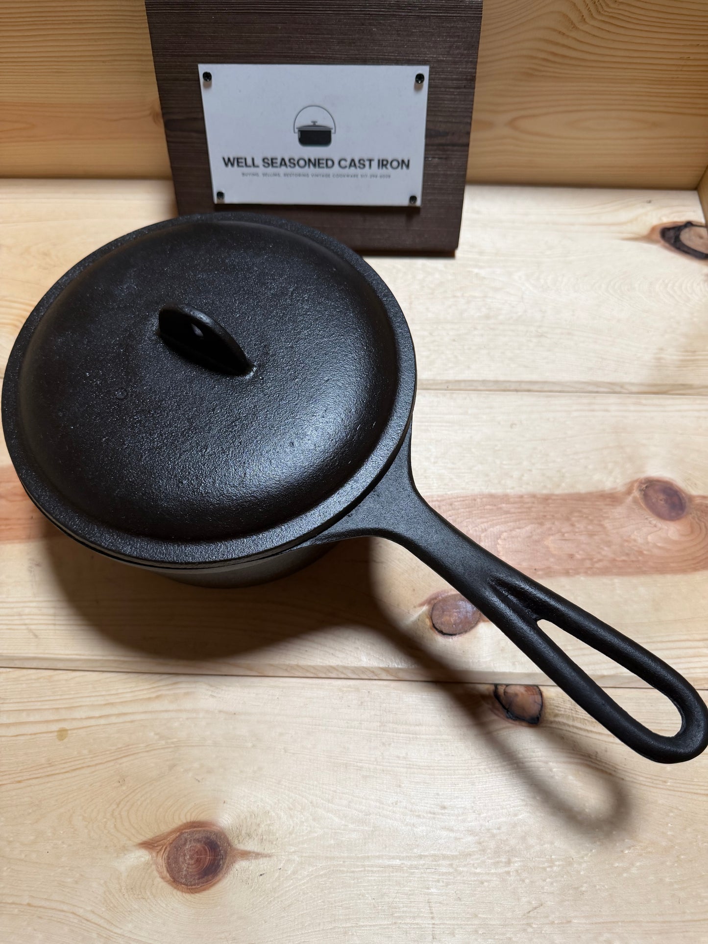 BSR 2 quart sauce pot with lid