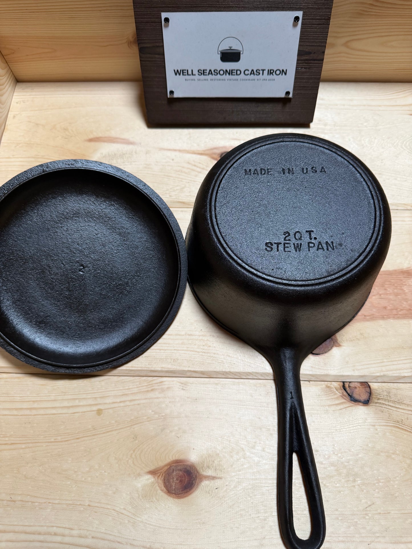 BSR 2 quart sauce pot with lid