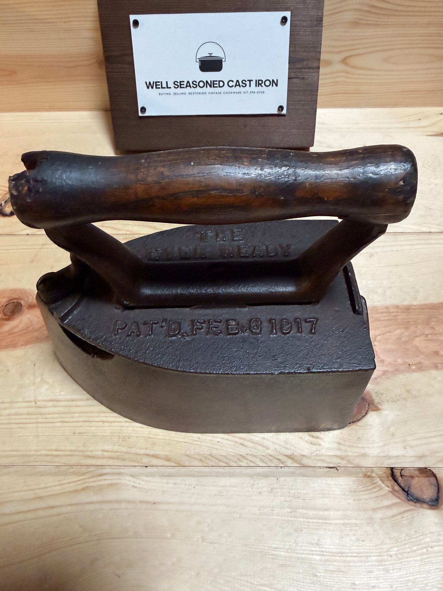 The Ever-Ready Charcoal Sad Iron