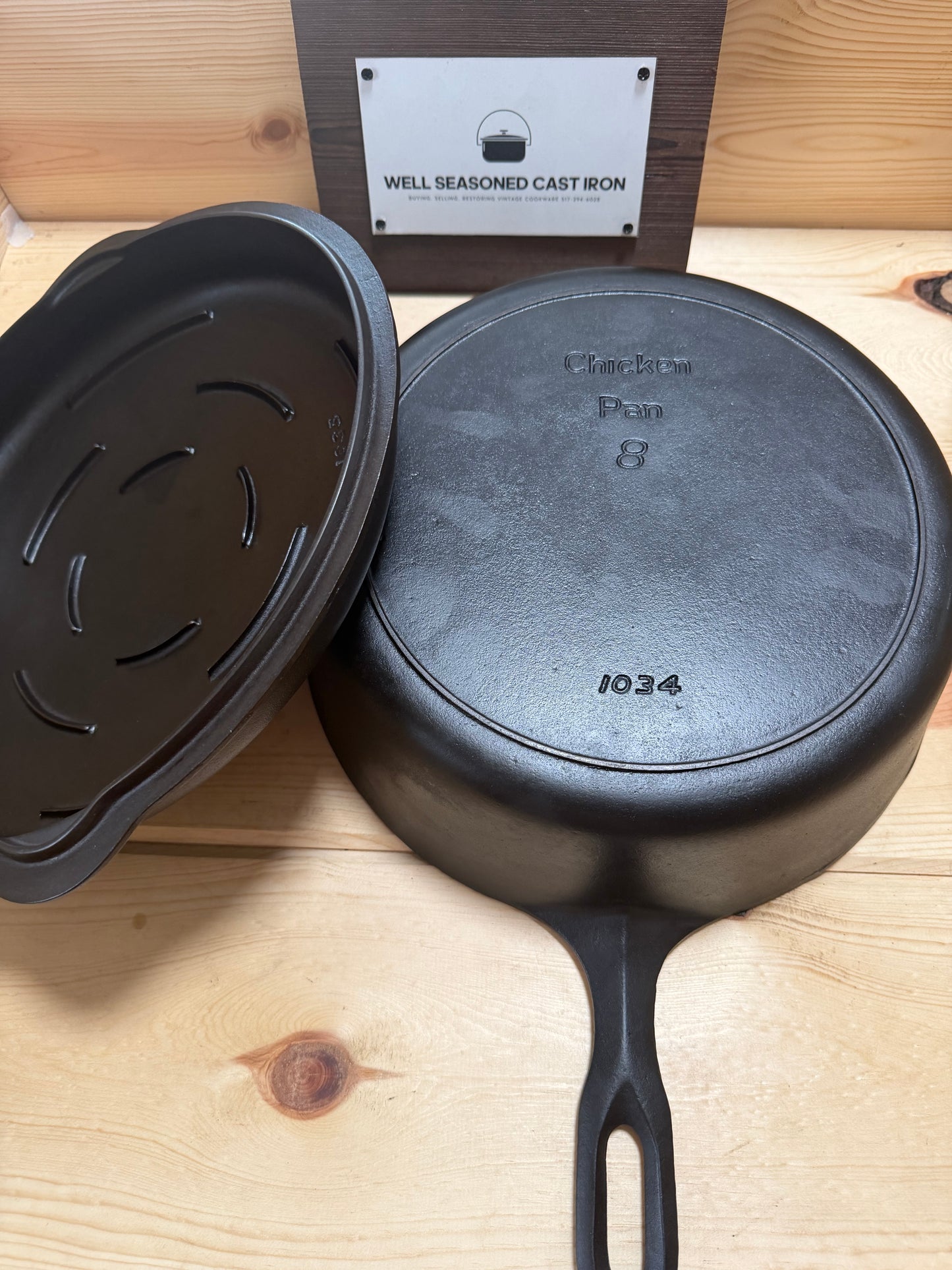 Griswold Iron Mountain Chicken Pan