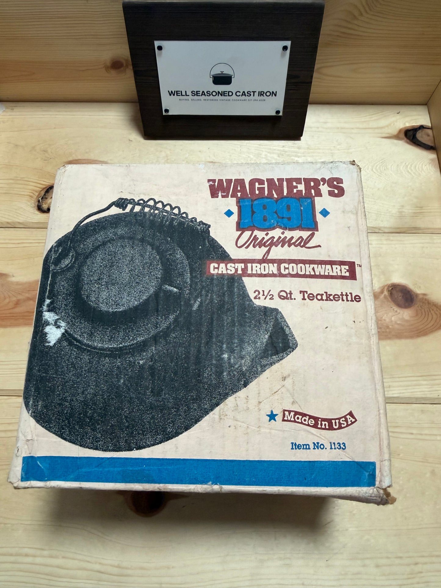 NOS! Wagner 1891 Tea Kettle