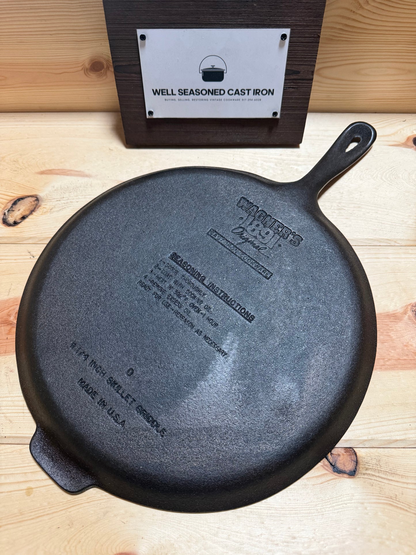 Wagner 1891 Round Hand Griddle