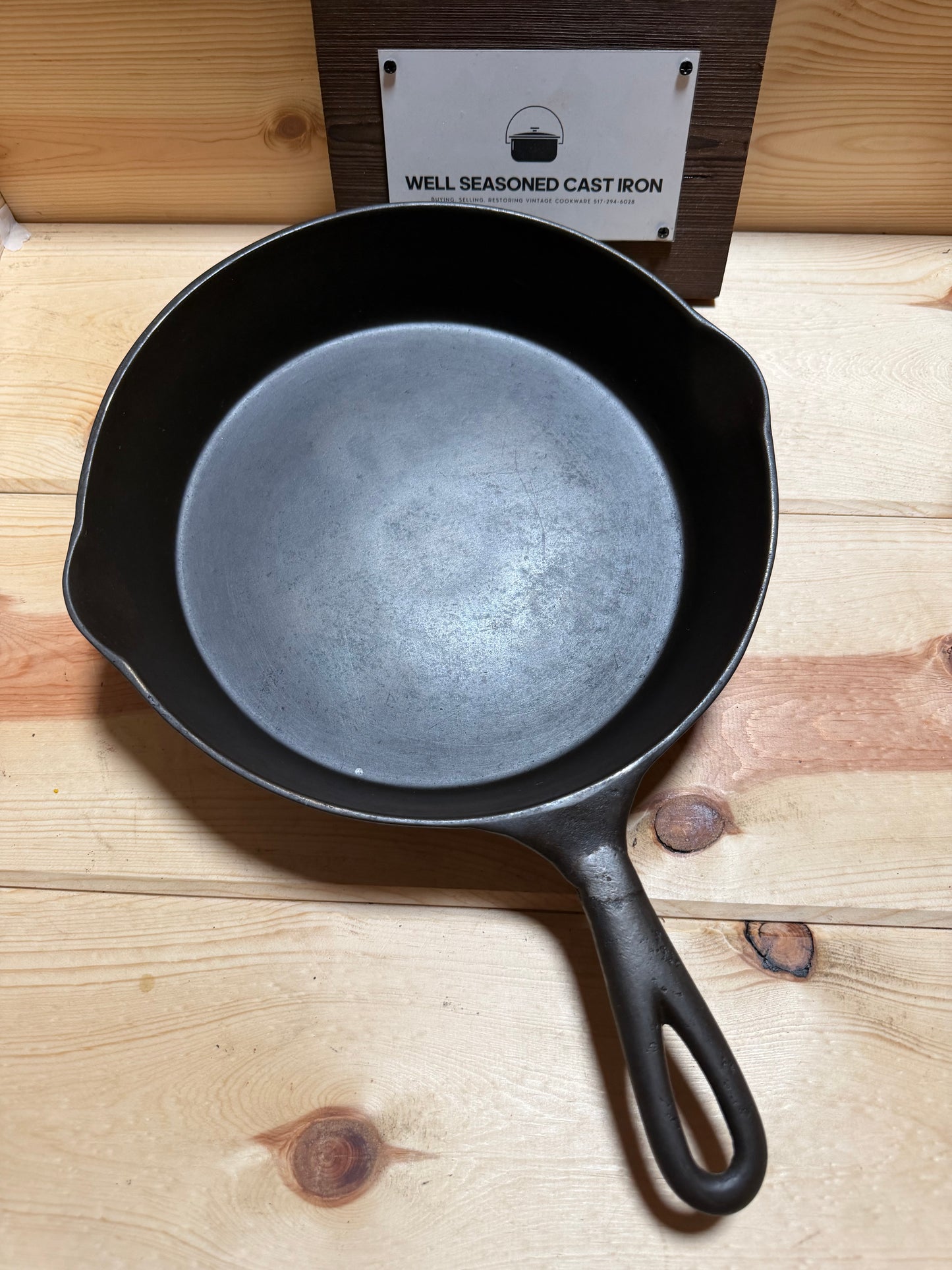 Wapak Straight Logo #7 with repaired handle