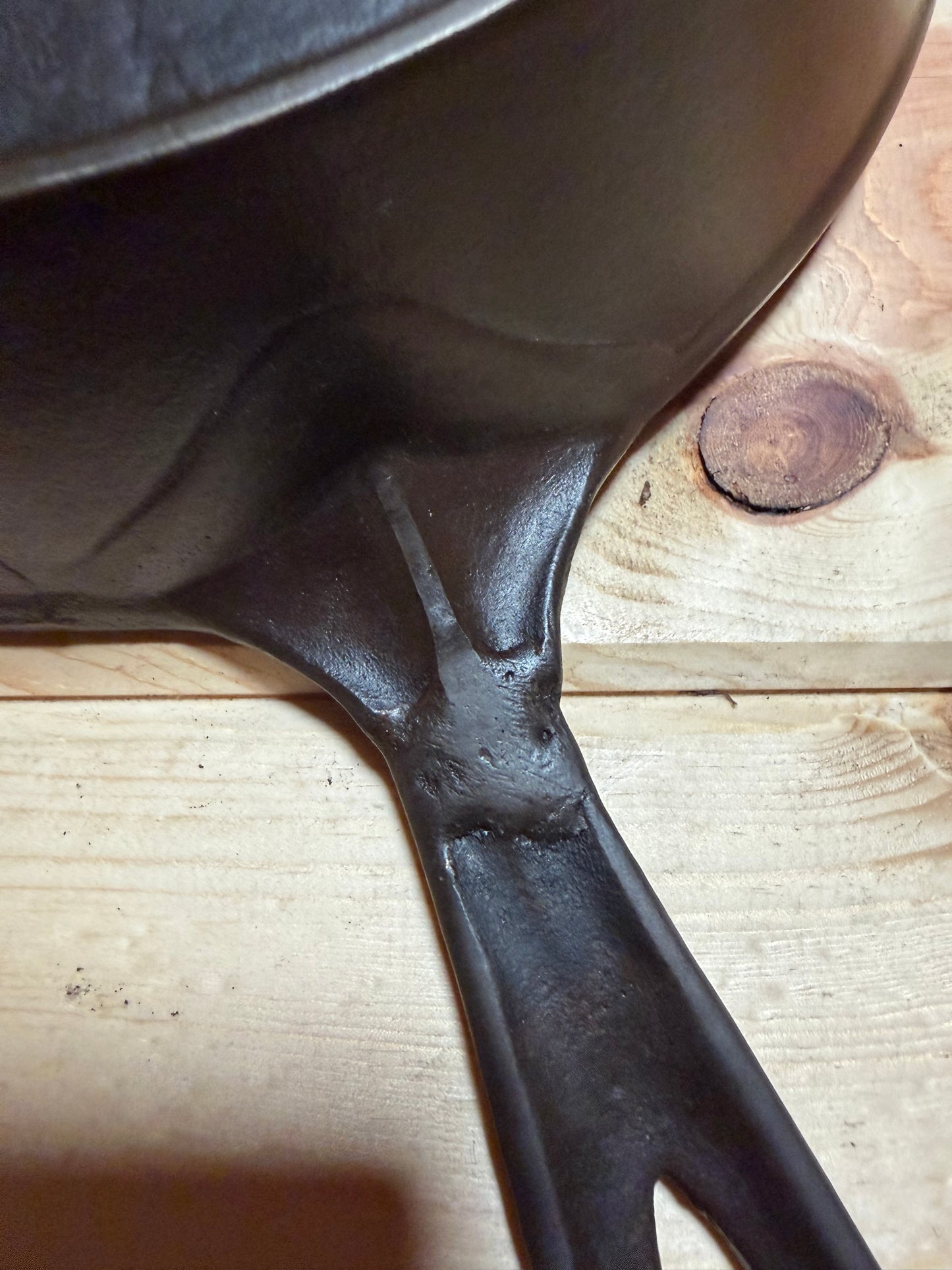 Wapak Straight Logo #7 with repaired handle