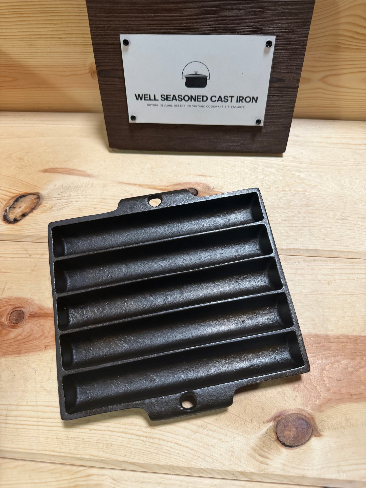 Griswold- Unmarked Breadstick Pan