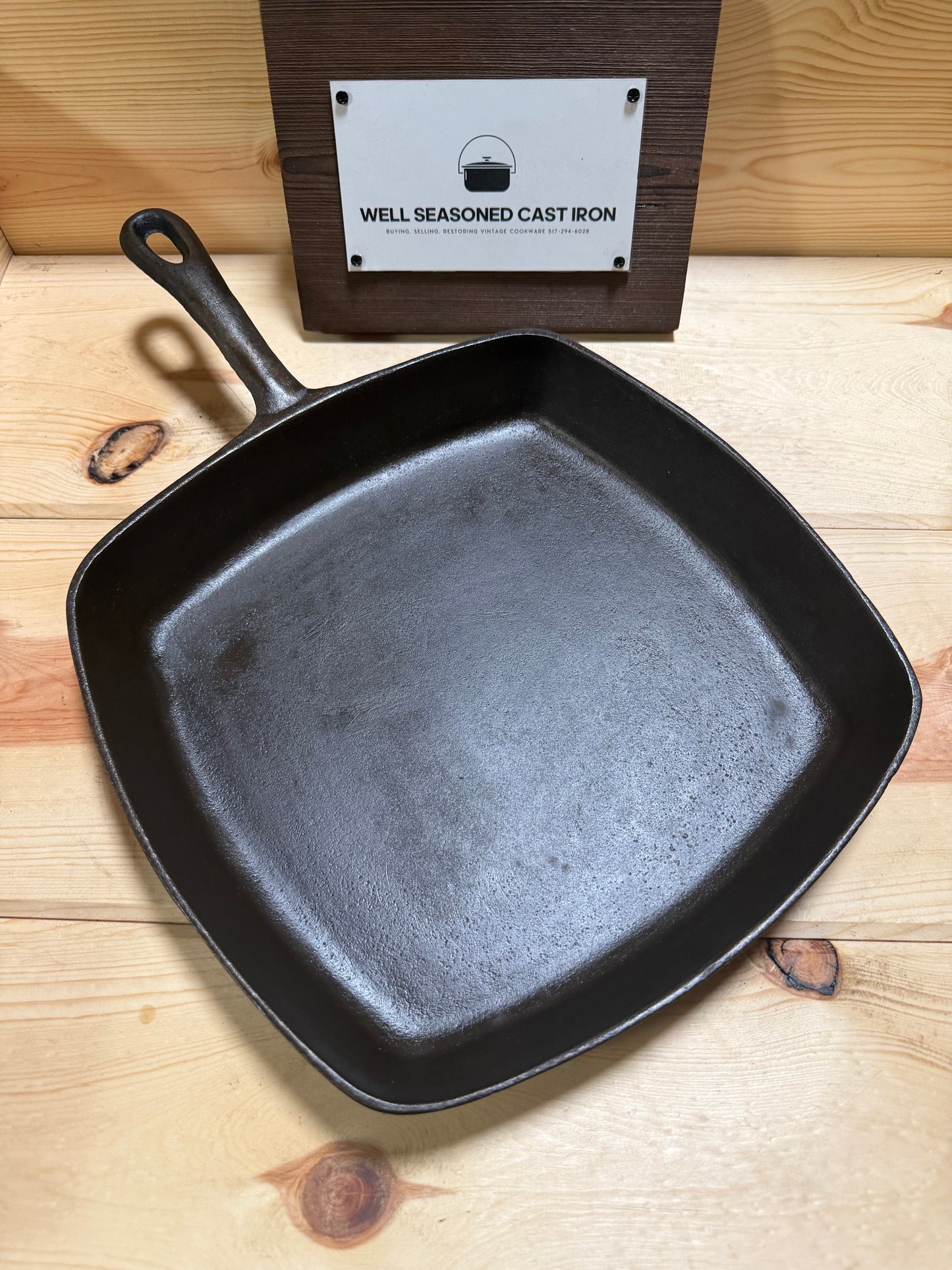 Unmarked Square Skillet