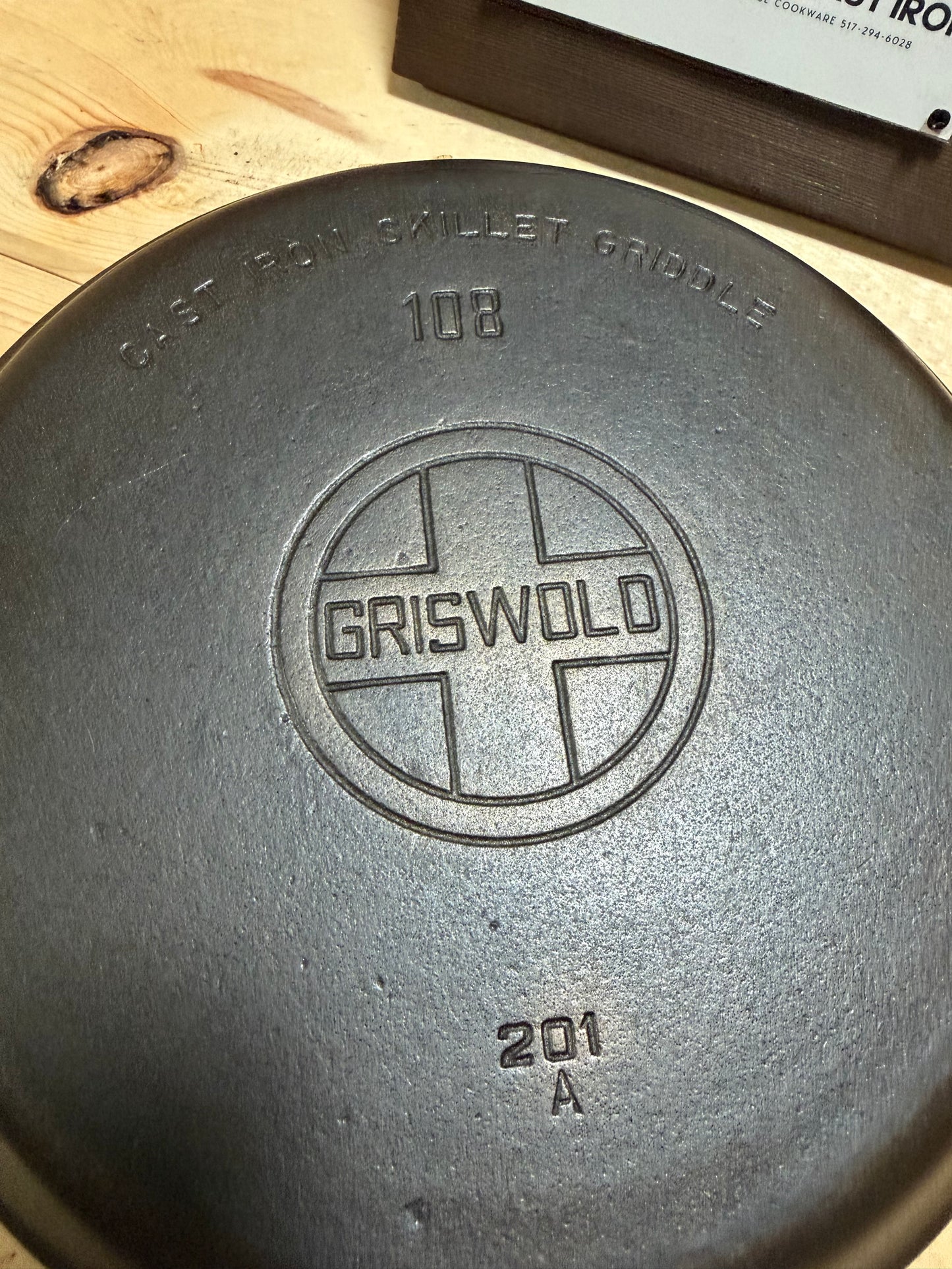 Griswold - Large Block Logo 108 skillet griddle