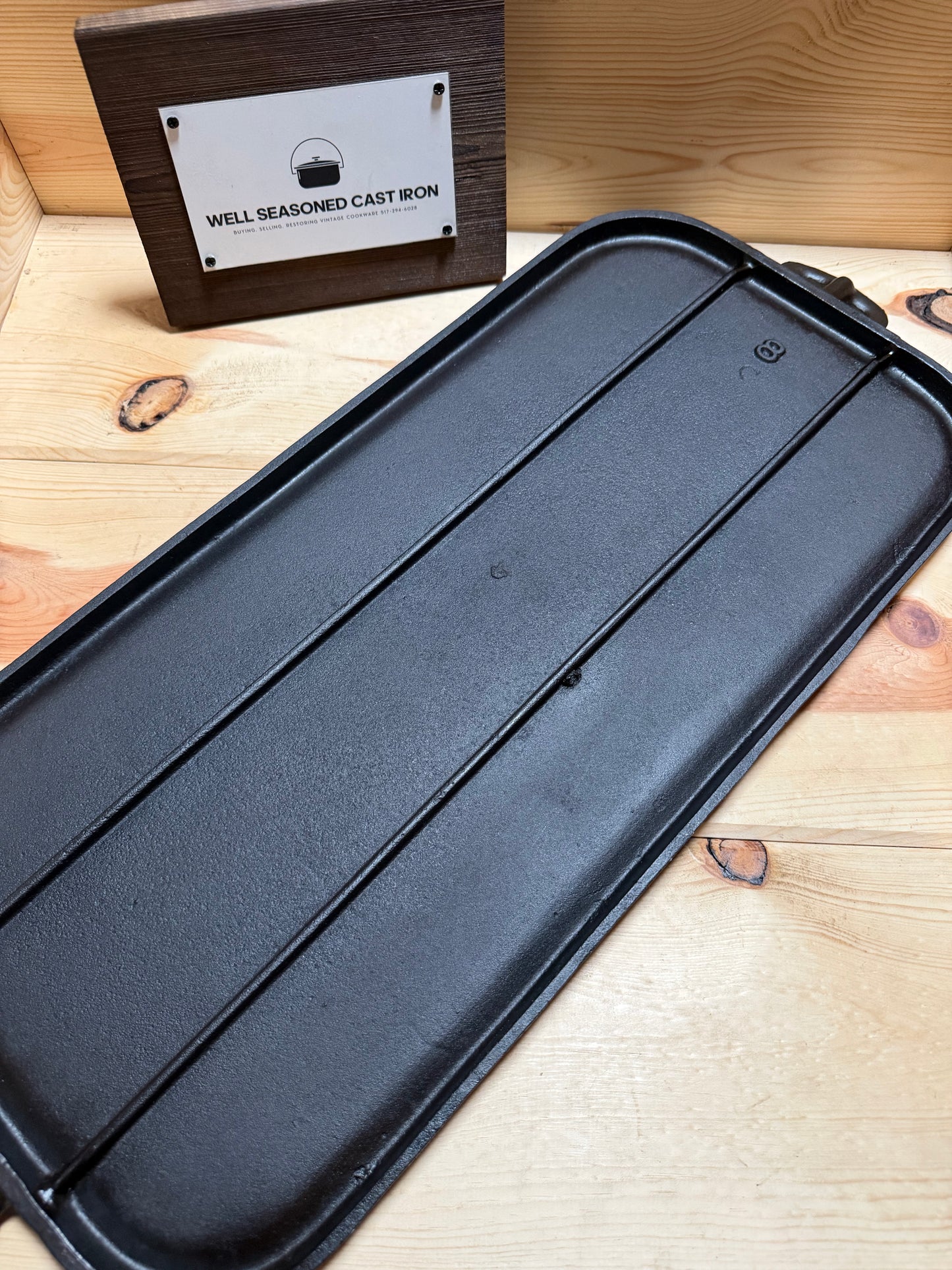 Vintage Lodge # 8 Long Griddle
