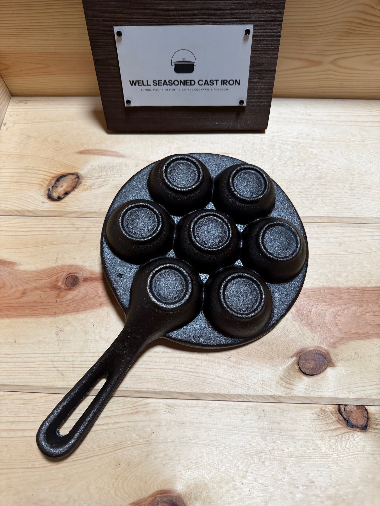 Unmarked Aebleskiver  "Egg Poacher" Pan