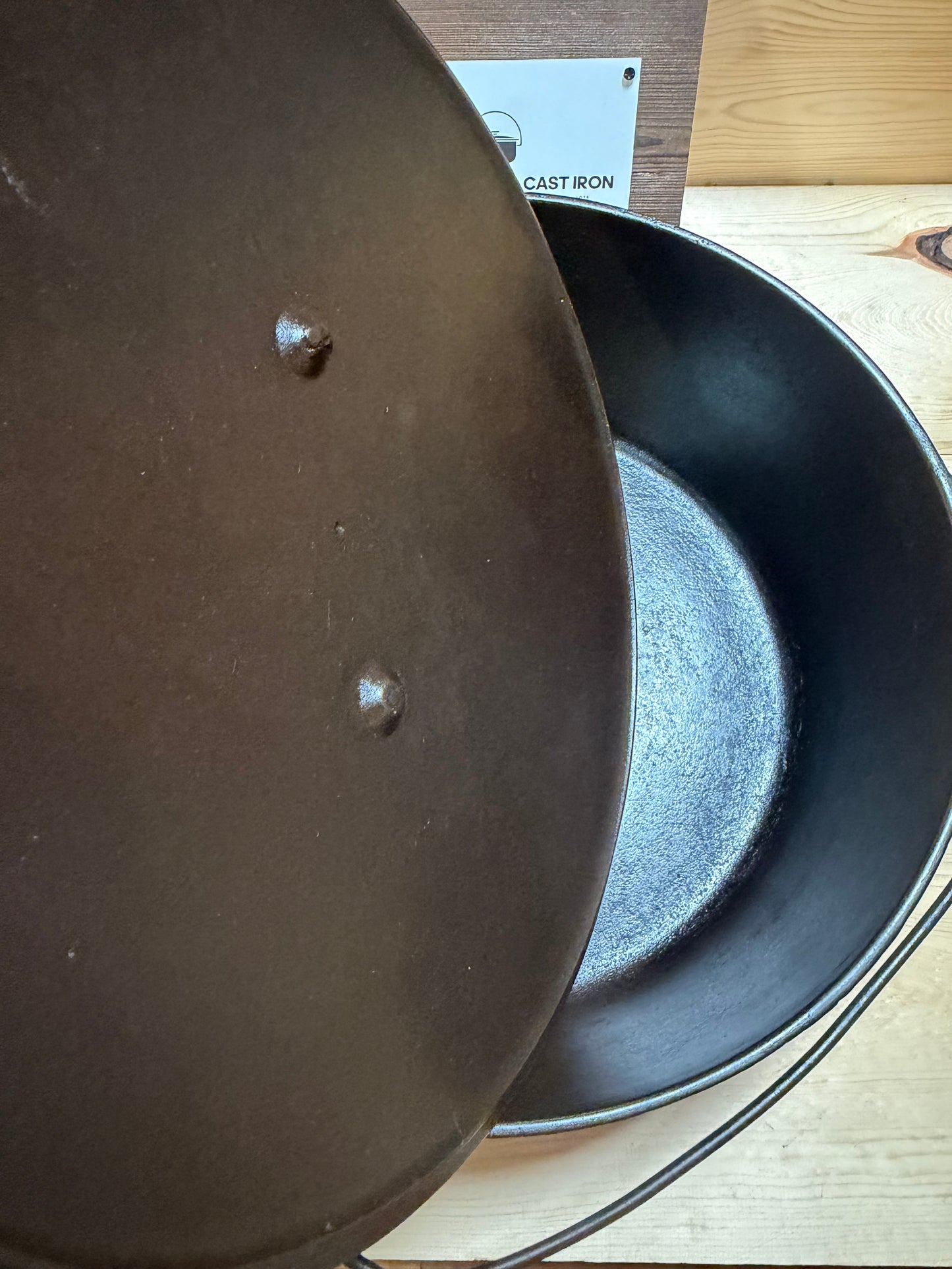 Wagner Sidney O Flat Bottom # 10 Dutch Oven