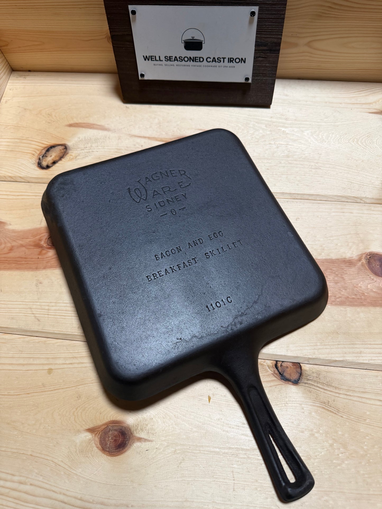 Wagner Ware Sidney -O- Breakfast Skillet #1101 w/ Chef Handle