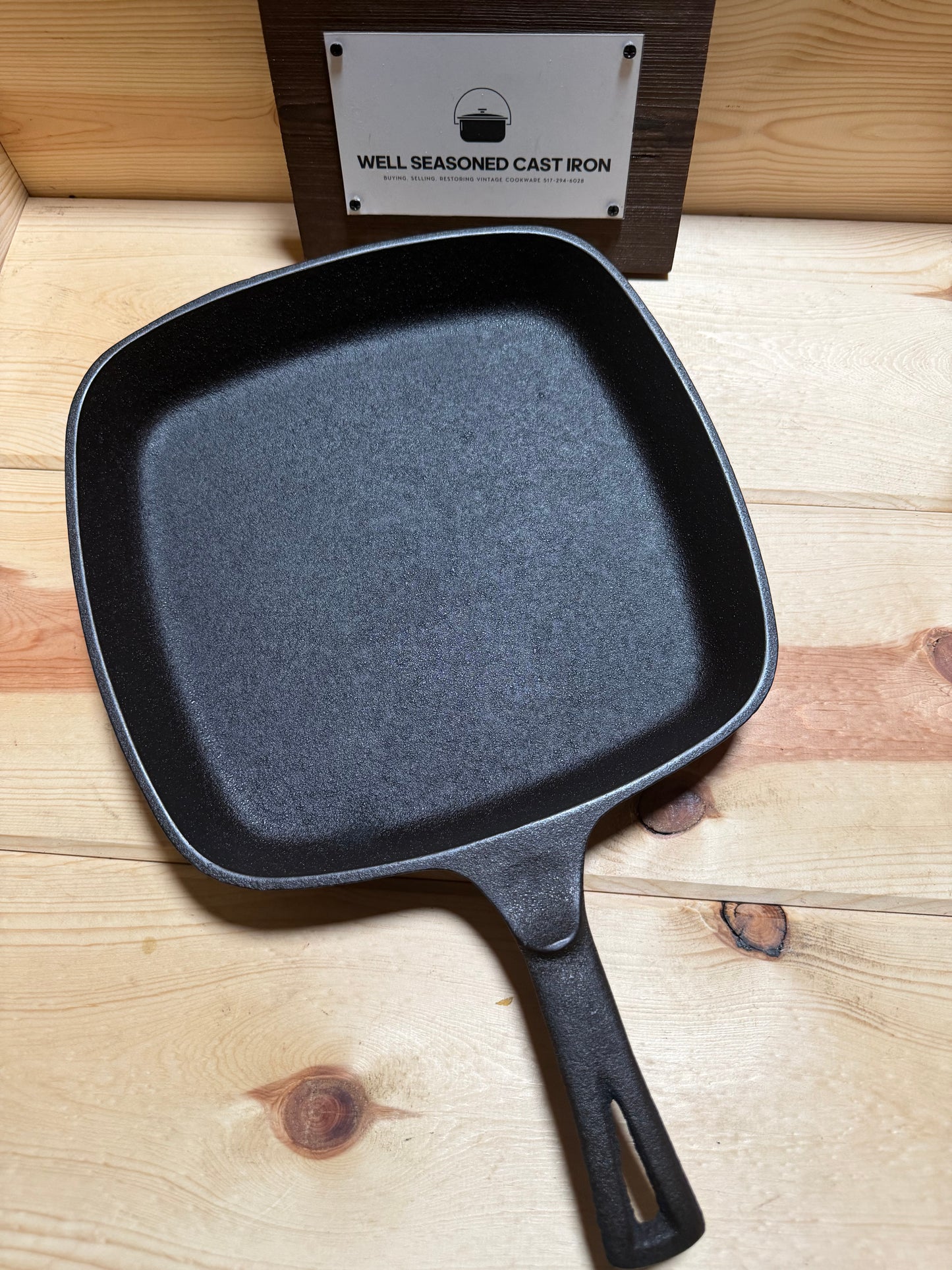 Wagner Ware/Griswold Duel Logo square skillet