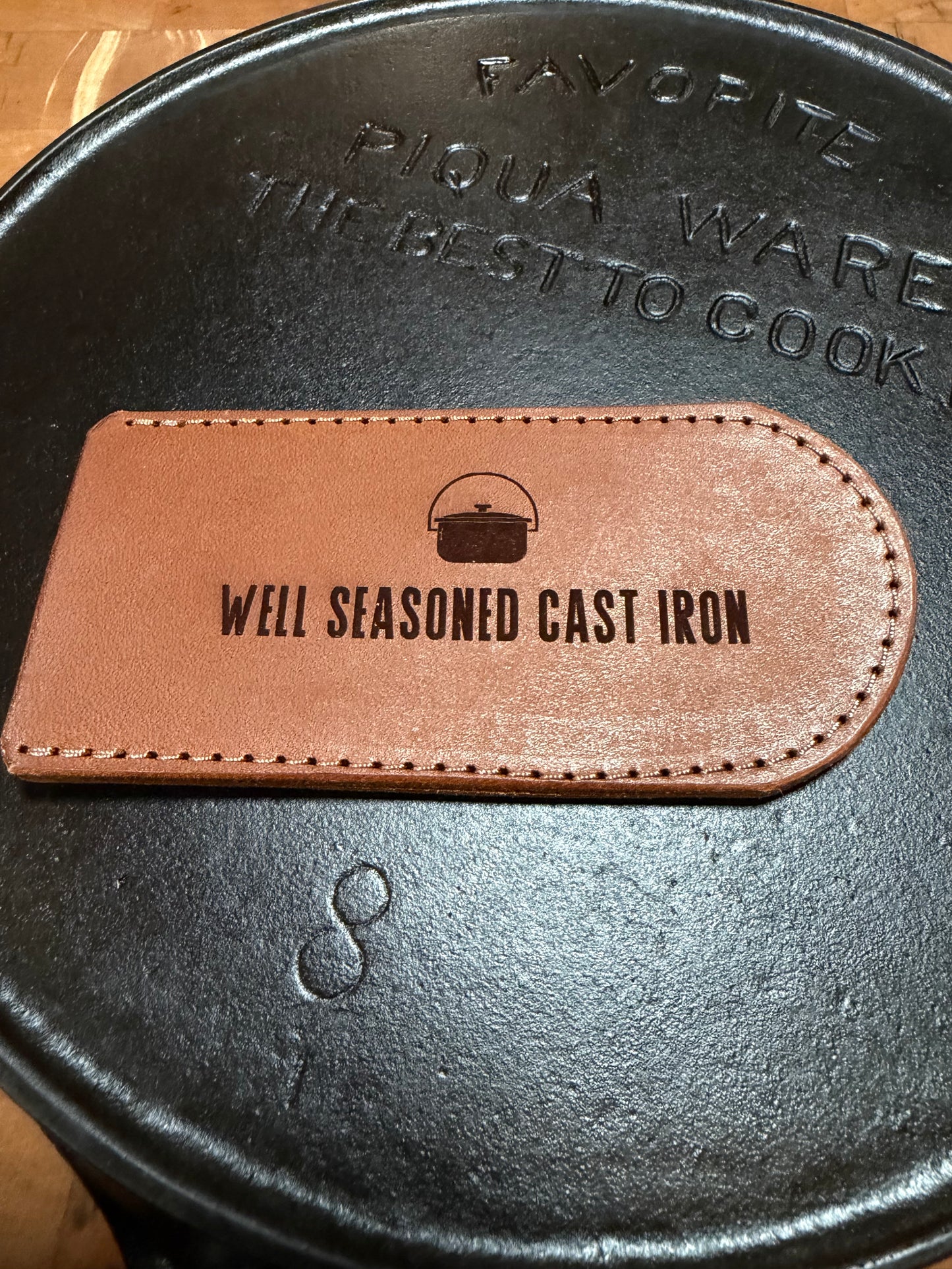 Leather Skillet Handle Cover