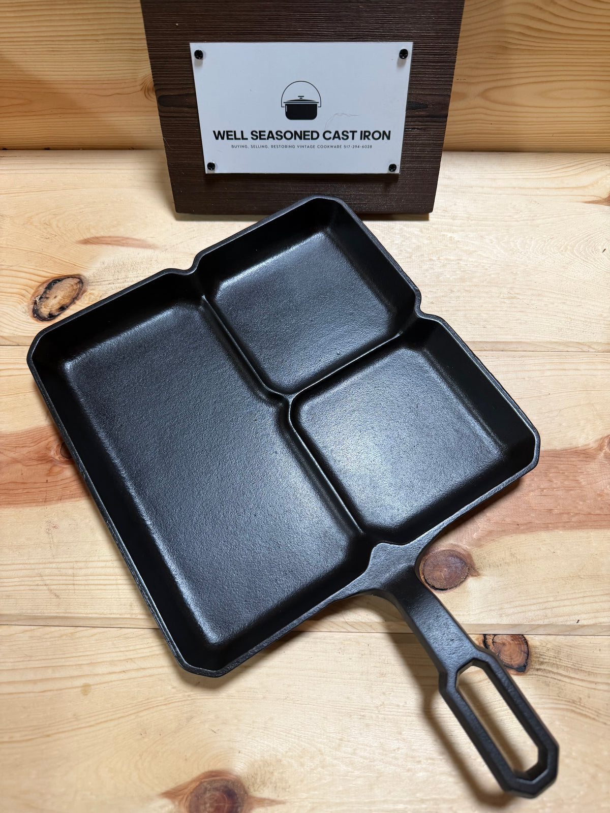 COLLECTOR QUALITY!!!! Griswold Colonial Breakfast Skillet 666